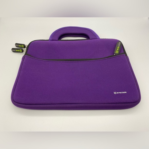 Evacase Purple Zippered 7-8” Tablet Sleeve Case Cover - Picture 2 of 8